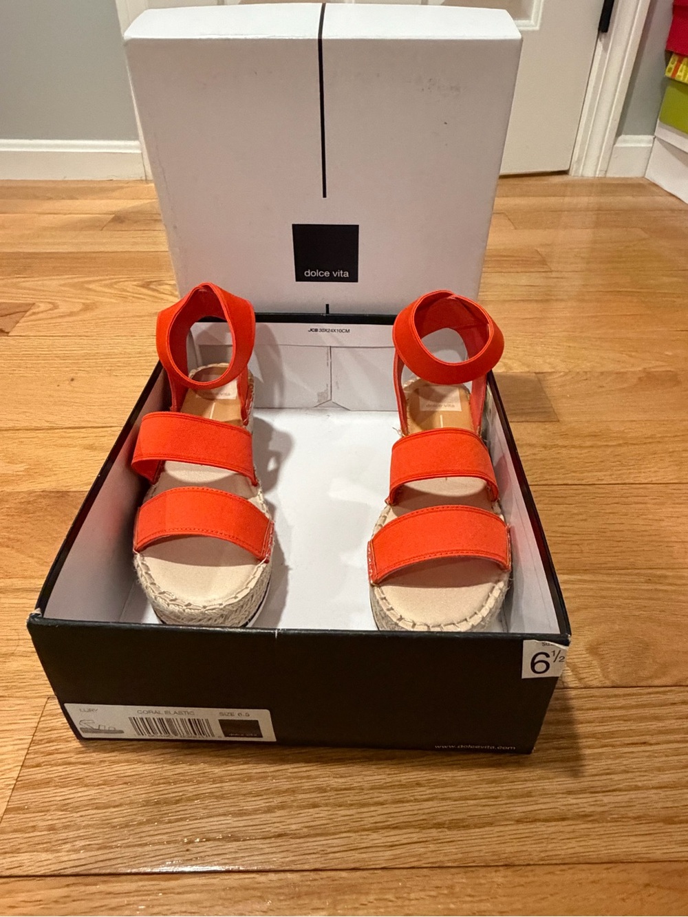 Dolce Vita Lury Elastic Triple-Strap Espadrille Sandals
